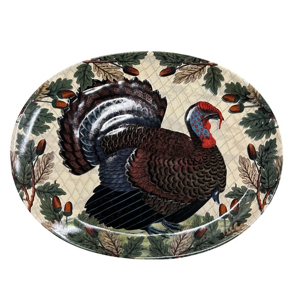 John Derian for Target Turkey Serving Platter Thanksgiving Fall Stoneware 2024 - Picture 1 of 7